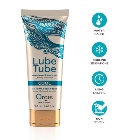 Lubrykant wodny z efektem mrowienia LUBE TUBE COOL 150ml ORGIE