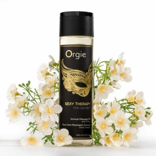 Olejek mineralny do masażu migdały i pestki winogron Sexy Therapy Sensual Massage Oil Fruity Floral The Secret 200ml ORGIE