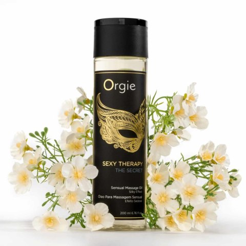 Olejek mineralny do masażu migdały i pestki winogron Sexy Therapy Sensual Massage Oil Fruity Floral The Secret 200ml ORGIE