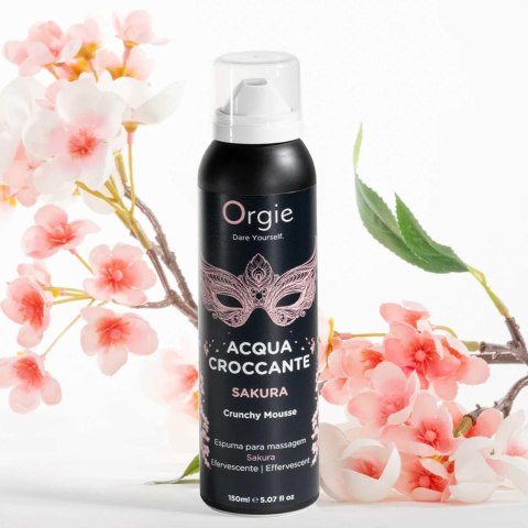 Pianka do masażu Acqua Croccante Crunchy Mousse Sakura Fruit 150ml ORGIE