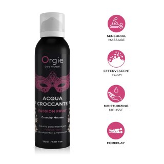Pianka do masażu marakuja Acqua Croccante Crunchy Mousse Passion Fruit 150ml ORGIE
