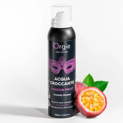 Pianka do masażu marakuja Acqua Croccante Crunchy Mousse Passion Fruit 150ml ORGIE
