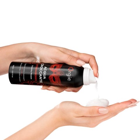 Pianka do masażu truskawka Acqua Croccante Crunchy Mousse Strawberry 150ml ORGIE