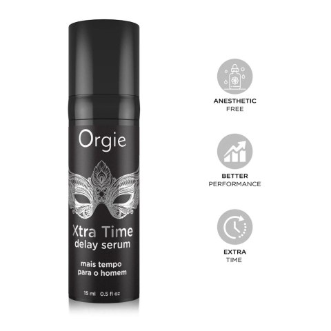 Serum opóźniające wytrysk XTRA TIME - DELAY SERUM 15ml ORGIE