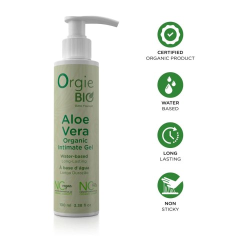 Żel intymny aloes ORGIE BIO AloeVera Organic 100ml ORGIE