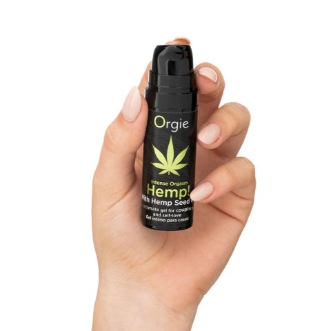 Żel stymulujący z olejem z nasion konopii HEMP! - INTENSE ORGASM 15ml ORGIE