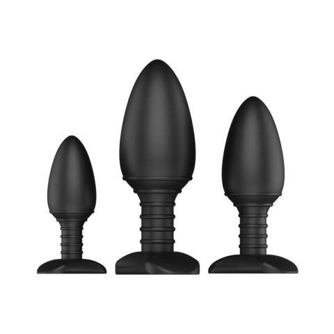 Zestaw 3 Korków Analnych Butt Plug Trio 3 Solid Silicone Butt Plugs S M L Nexus Nexus