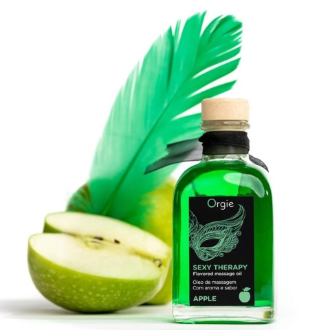Zestaw do masażu jabłko LIPS MASSAGE KIT APPLE 100ml ORGIE