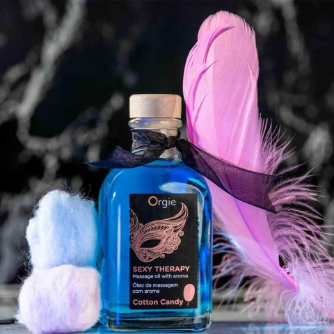 Zestaw do masażu wata cukrowa LIPS MASSAGE KIT COTTON CANDY 100ml ORGIE