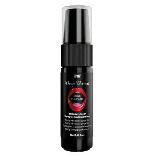 Spray do seksu oralnego Deep Throat Strawberry 12ml intt Intt