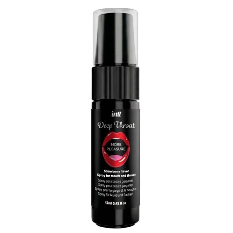 Spray do seksu oralnego Deep Throat Strawberry 12ml intt Intt
