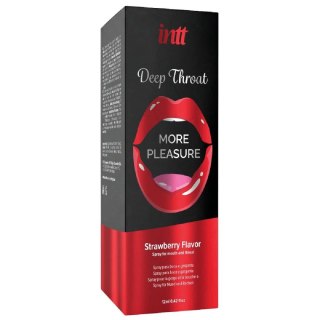 Spray do seksu oralnego Deep Throat Strawberry 12ml intt Intt