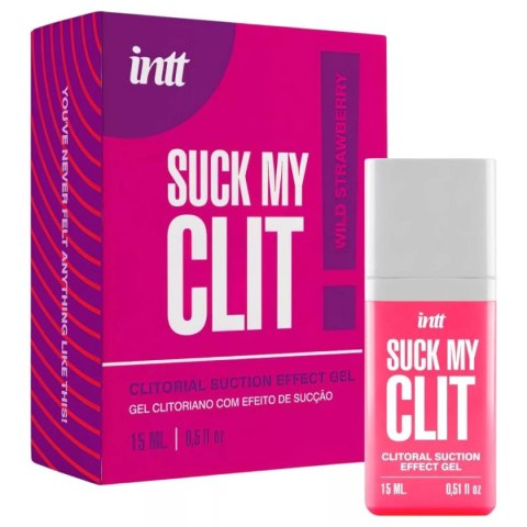Żel stymulujący łechtaczkę Suck My Clit Wild Strawberry 15ml intt Intt