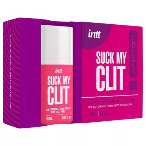 Żel stymulujący łechtaczkę Suck My Clit Wild Strawberry 15ml intt Intt