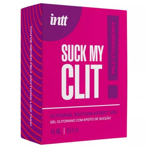 Żel stymulujący łechtaczkę Suck My Clit Wild Strawberry 15ml intt Intt