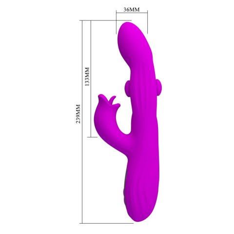 Pretty Love Yalanda Purple - Nodding Rabbit Vibrator