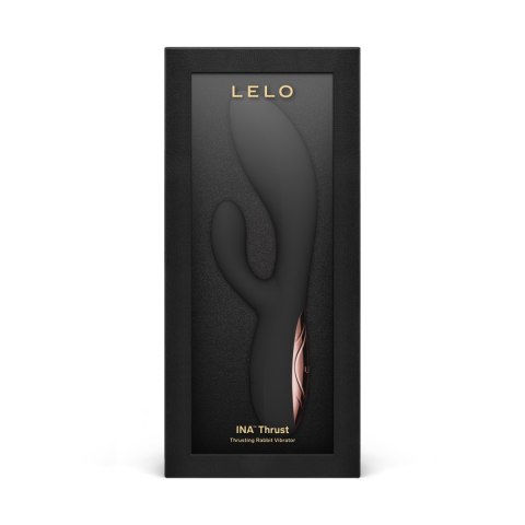 Wibrator króliczek z ruchem posuwistym Ina Thrust Black LELO Lelo