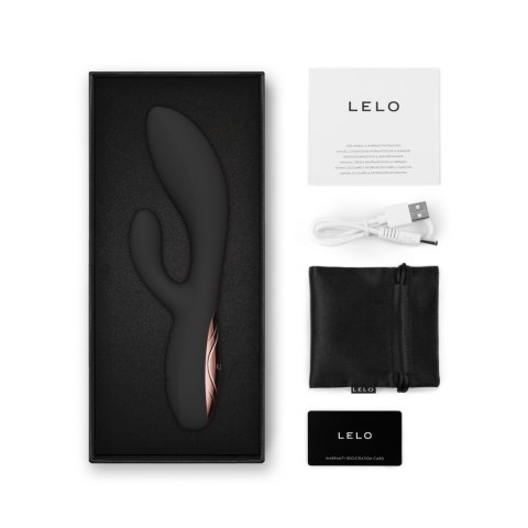 Wibrator króliczek z ruchem posuwistym Ina Thrust Black LELO Lelo