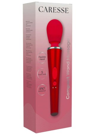 Caresse Compact Wand Massager red