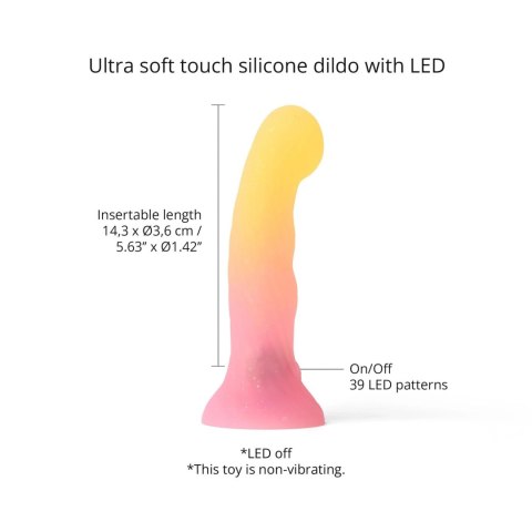 DILDO LED 14.3cm SUGAR BOMB