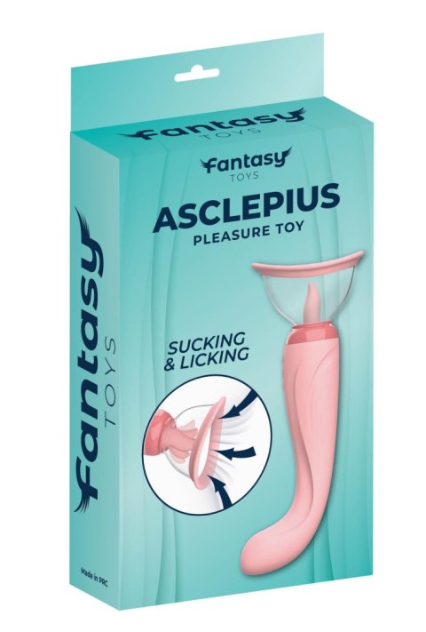 Stymulator Ssący Asclepius 4-in-1 Funkcja Lizania i Stymulacji Wewnętrznej 30 Trybów Wodoodporny USB