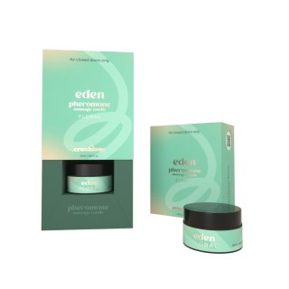 CRUSHIOUS EDEN MASSAGE CANDLE WITH PHEROMONES AND FLORAL AROMA 20ML