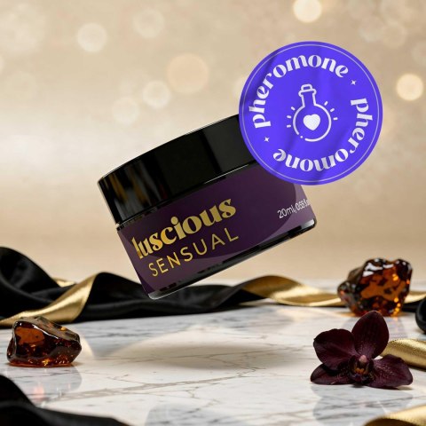 CRUSHIOUS LUSCIOUS MASSAGE CANDLE WITH PHEROMONES AND SENSUAL AROMA 20ML