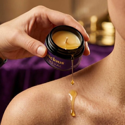 CRUSHIOUS LUSCIOUS MASSAGE CANDLE WITH PHEROMONES AND SENSUAL AROMA 20ML