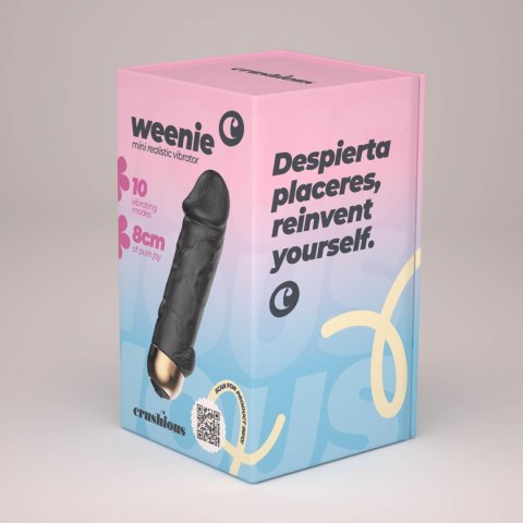 CRUSHIOUS WEENIE MINI BULLET VIBRATOR BLACK