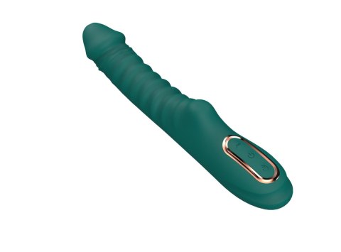 Enyalius Ribbed Silicone Vibrator Green