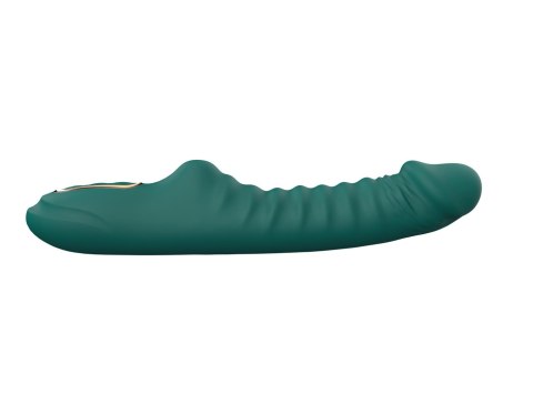 Enyalius Ribbed Silicone Vibrator Green