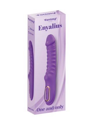 Enyalius Ribbed Silicone Vibrator Purple