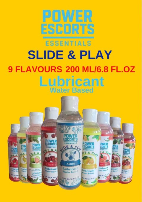 Power Escorts - DR14 - Grape Fruit Water-Based Lubricant 200ml - Slide & Play Personal Lube