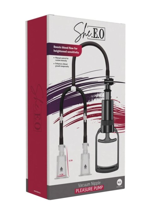 Vacuum Nipple Pleasure Pump M/L
