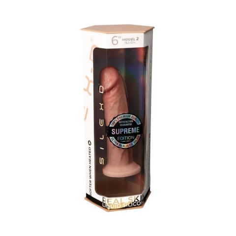 Dildo realistyczne termoaktywne naturalne 15.4cm Premium Real Skin Model 2 CNEX