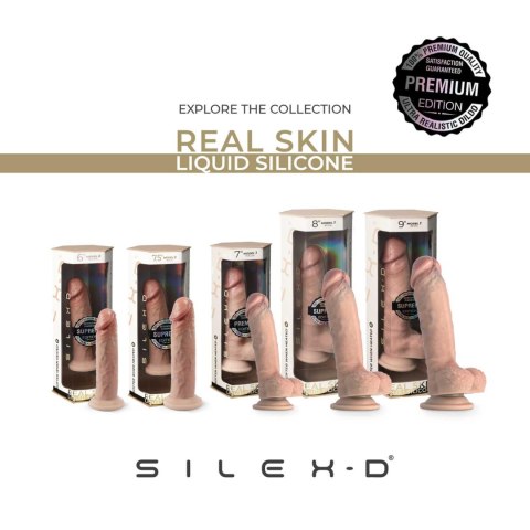 Dildo realistyczne termoaktywne naturalne 15.4cm Premium Real Skin Model 2 CNEX
