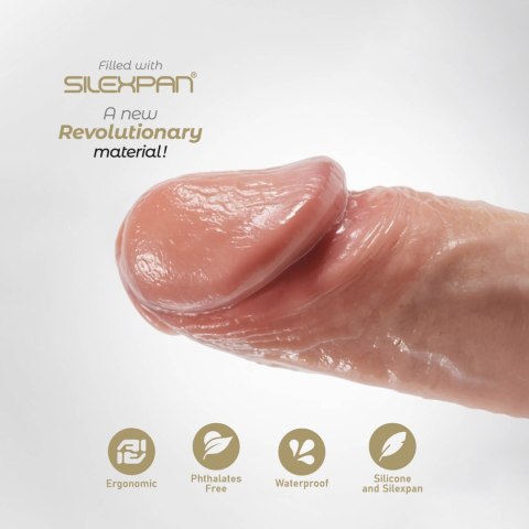 Dildo realistyczne termoaktywne naturalne 19cm Premium Real Skin Model 2 CNEX