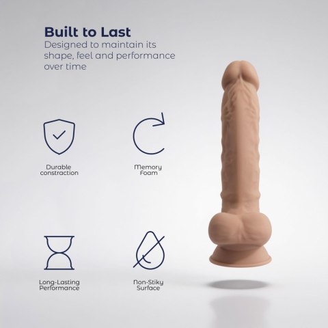 Dildo realistyczne termoaktywne naturalne 22.9cm Premium Real Skin Model 2 CNEX