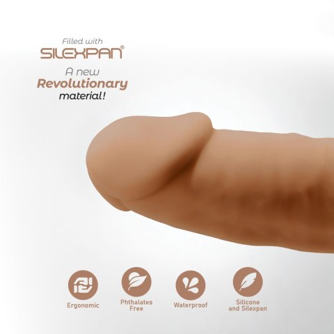 Dildo silikonowe karmelowe 15.4cm Model 2 CNEX