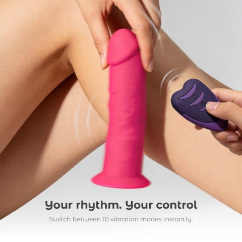 Dildo wibrujące różowe 16cm Model 2 CNEX