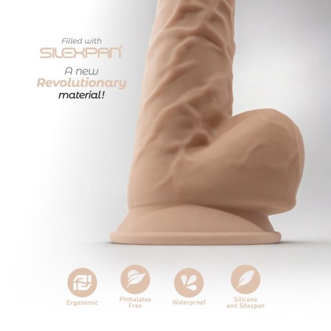 Dildo z przyssawką beżowe 20.5cm S.D Model 1