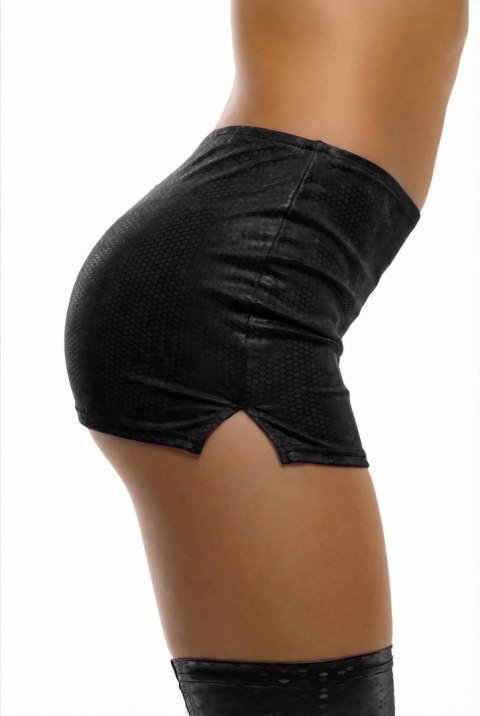 GLOSSY LUCIANA, skirt, wetlook, black, L