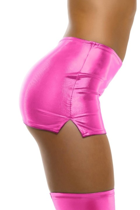 GLOSSY QUINN, skirt, wetlook, pink, M