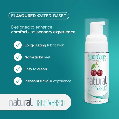 Lubrykant zapachowy AMOREANE MED natural z phytoplanktonem wiśnia 50ml