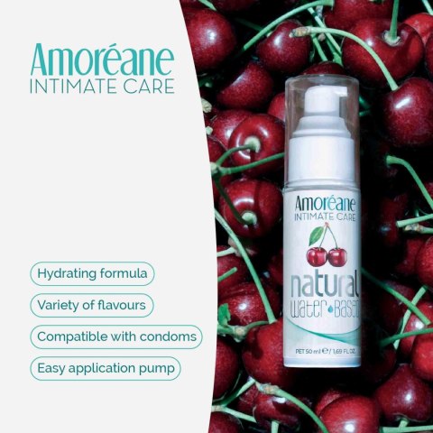 Lubrykant zapachowy AMOREANE MED natural z phytoplanktonem wiśnia 50ml