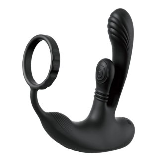 Masażer prostaty Ass-Gasm IntiMotion Black Anal Fantasy Elite Pipedream