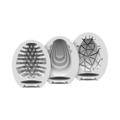 Masturbator-Eggs (set of 3) (Naughty, Savage, Crunchy)