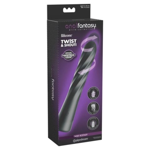Wibrator analny Twist Ecstasy Anal Fantasy Elite Pipedream