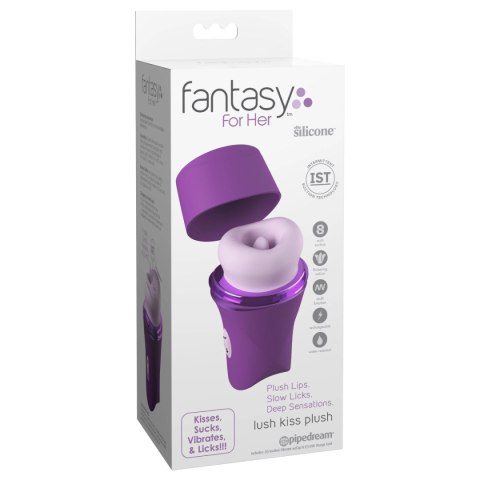 Wibrator do łechtaczki Lush Kiss Plush Purple Fantasy for Her Pipedream