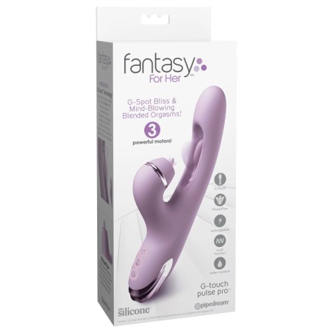 Wibrator króliczek G-Touch Pulse Pro Purple Fantasy for Her Pipedream